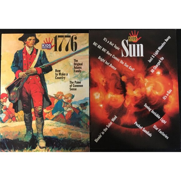 Kids Discover Magazine Lot of 6 Rocks Ellis Island Hurricanes 1776 Sun - Picture 6 of 7